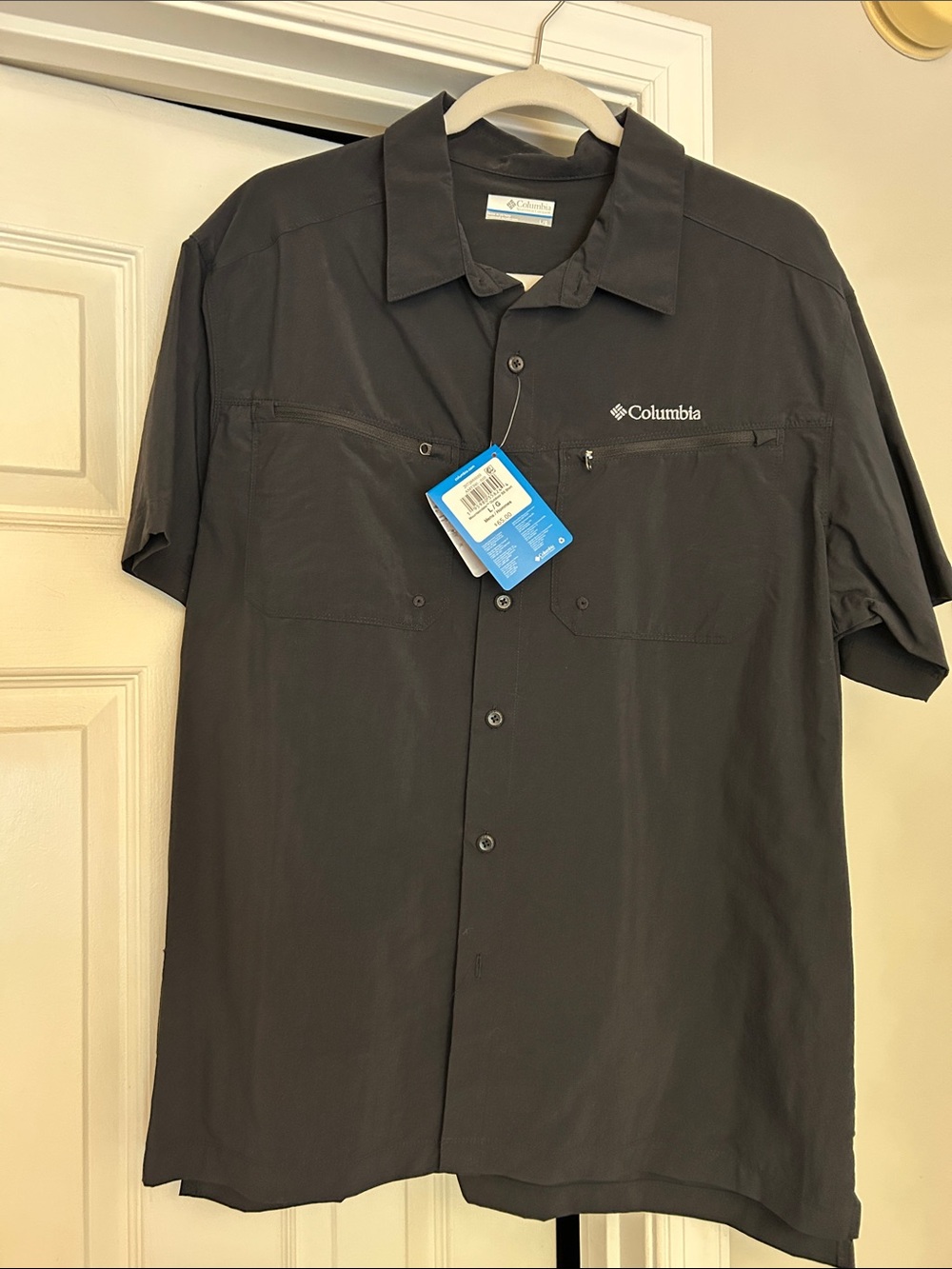 Columbia Men’s Mountaindale Outdoor Shirt - Black L NWT